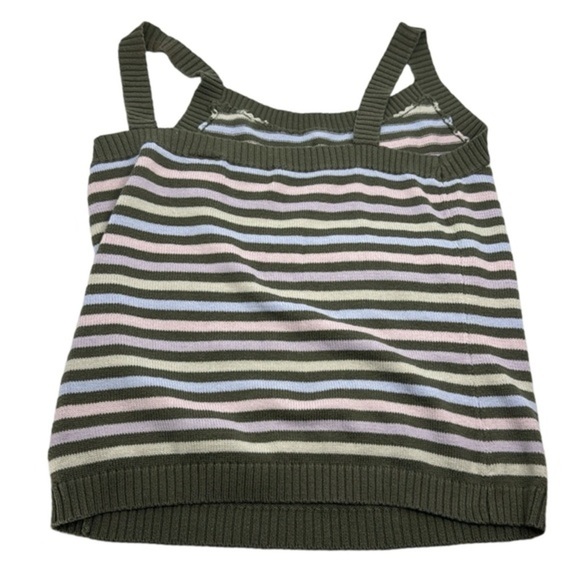 Chic White Stag Striped Tank - Size‎ Small, Must-Have for Summer! - Picture 2 of 3